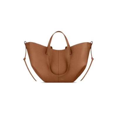 POLENE CYME EDITION TEXTURED BAG BHB0017MGRBR005 (38*32*17cm)
